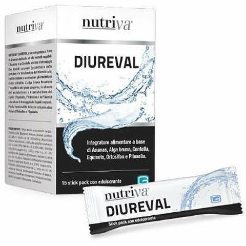 Nutriva diureval 15 stick pack da 10ml