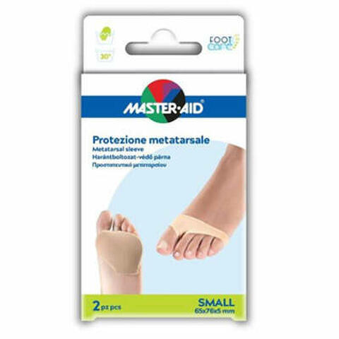 Protezione in gel e tessuto  master-aid footcare per metatarso small 2 pezzi g2