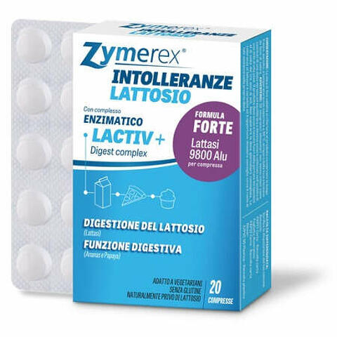 Zymerex intolleranze lattosio 20 compresse rivestite