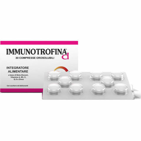 Immunotrofina d 30 compresse orosolubili