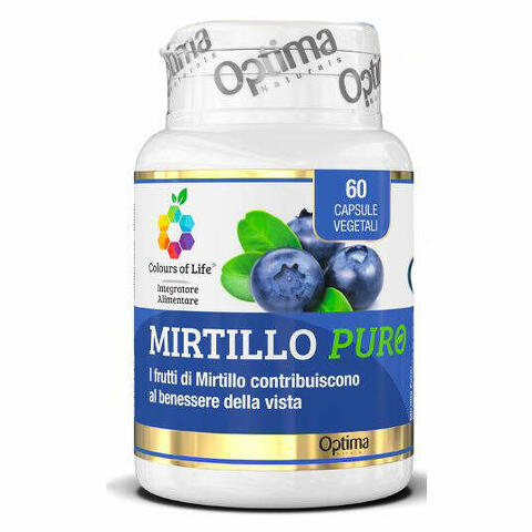 Colours of life mirtillo puro 60 capsule vegetali 500mg