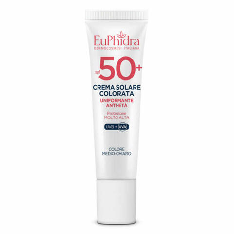 Euphidra kaleido crema colorata medio-chiaro viso spf50+ 30ml