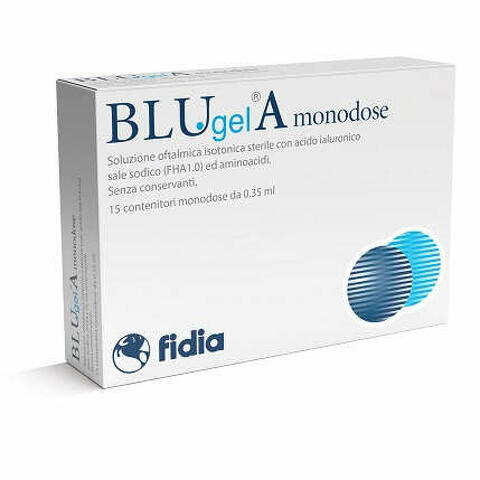 Blu gel a monodose gocce oculari 15 contenitori monodose