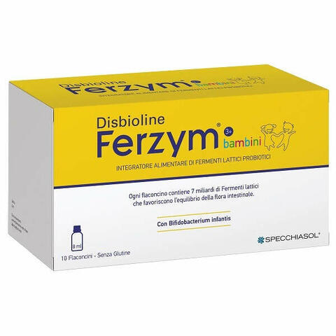 Disbioline ferzym bambini 10 flaconcini da 8ml