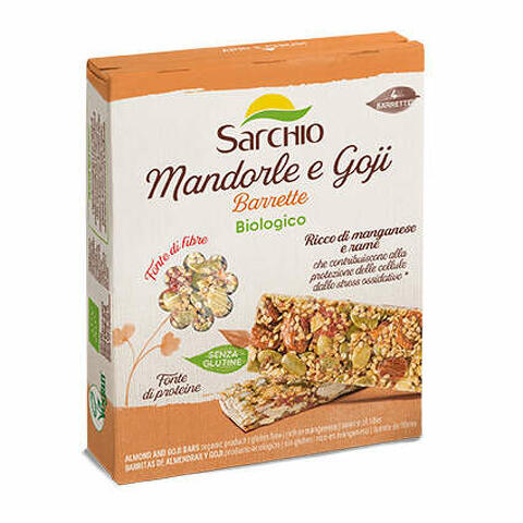 Barrette mandorle e goji 4x20 g