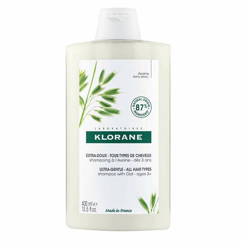 Klorane ultra gentle shampoo all'avena 400ml