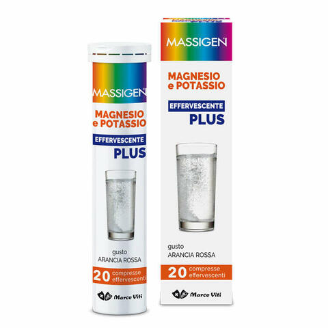 Massigen magnesio potassio plus 20 compresse effervescenti