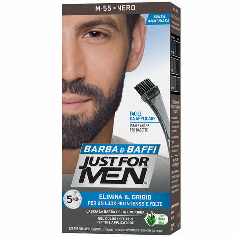 Just for men barba & baffi m55 nero 51 g