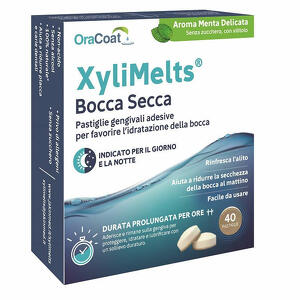 Bocca secca - Xylimelts 40 pastiglie menta delicata