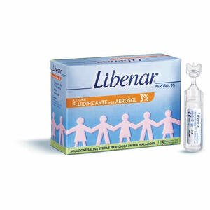 Libenar - Fiale aerosol ipertoniche 3% libenar 18 pezzi