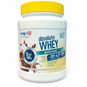 Long life - Longlife absolute whey cacao 500 g