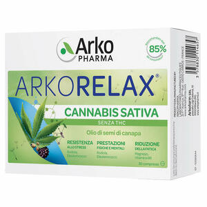 Arkofarm - Arkorelax cannabis sativa 30 compresse