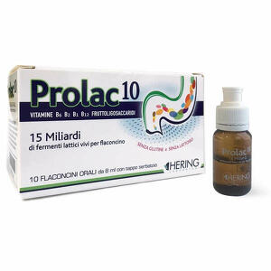 Hering - Prolac10 fermenti lattici 15 miliardi 10 flaconcini 8ml