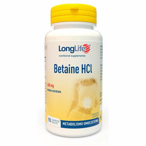 Long life - Longlife betaine hcl 90 compresse