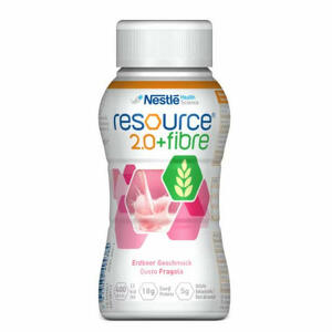 Nestle' - Resource 2,0 + fibre fragola 200ml
