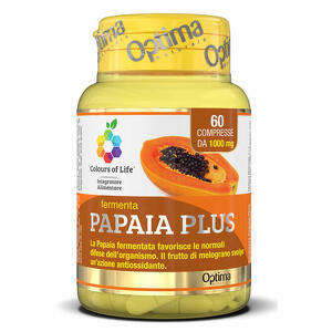 Colours of life - Colours of life fermenta papaia plus 60 compresse 1000mg