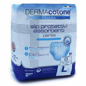 Dermacotone - Slip protettivo assorbente pants dermacotone l 8 pezzi