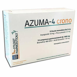 Bio stilogit pharmaceutic - Azuma-4 crono 10 compresse gastroresistenti + 10 buste