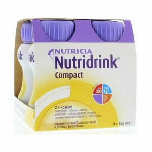 Nutridrink - Nutricia nutridrink compact gusto banana 4 bottiglie da 125ml