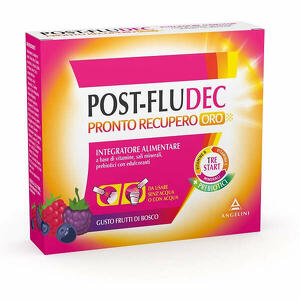 Postfludec - Postfludec frutti di bosco pronto recupero oro 12 bustine
