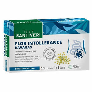 Santiveri - Flor intollerance kavagas 30 capsule