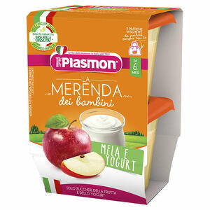 Plasmon - Plasmon la merenda dei bambini sapori di natura mela yogurt asettico 2 x 120 g
