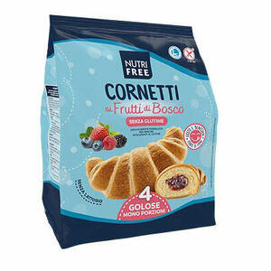 Nutrifree - Nutrifree cornetti ai frutti di bosco 4 pezzi da 60 g