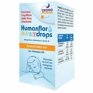Crono pharma - Humanflor baby drops 1 flaconcino 6ml