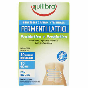 Equilibra - Fermenti lattici probiotico + prebiotico 10 bustine orosolubili