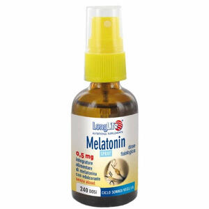 Long life - Longlife melatonin spray 0,5mg 30ml