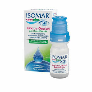 Isomar - Isomar occhi plus gocce oculari per occhi secchi all'acido ialuronico 0,25% 10ml