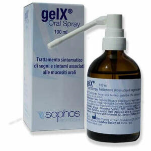 Gelx oral spray - Gel spray orale per trattamento sintomatico segni e sintomi associati alle mucositi orali