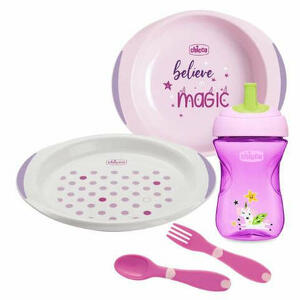 Chicco - Chicco set pappa 12 mesi+ rosa