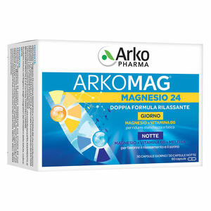 Arkopharma - Arkomag magnesio 24 giorno&notte 60 capsule