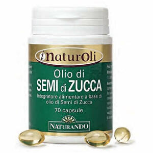          olio di semi di zucca - I naturoli olio di semi di zucca 70 capsule