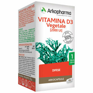 Arkofarm - Arkocps vitamina d3 vegetale 45 capsule