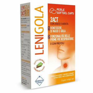 Lenigola - Lenigola 20 perle softgel caps liquirizia
