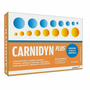 Carnidyn - Carnidyn plus 20 bustine da 5 g gusto arancia