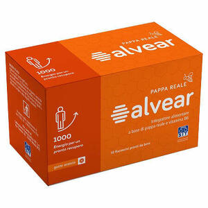 Alvear - Alvear 1000 pappa reale 10 flaconcini gusto arancia