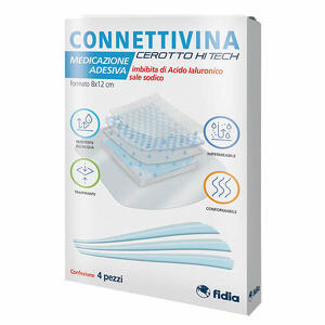 Connettivina - Cerotto connettivina hitech 8 x 12 cm 4 pezzi