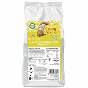 Miscela oro sfoglia dolcebase mais - Ori di sicilia mix oro sfoglia dolce base mais 1 kg