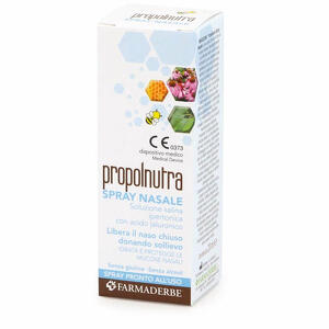 Farmaderbe - Propolnutra spray nasale soluzione salina ipertonica con acido ialuronico 20ml