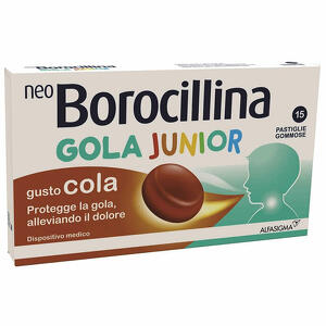 Neoborocillina - Neoborocillina gola junior 15 pastiglie gusto cola