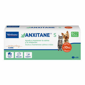 Virbac - Anxitane s supplemento nutrizionale scatola 30 compresse appetibili