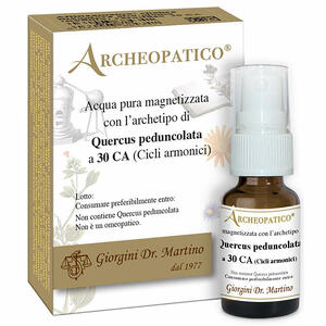 Giorgini - Archeopatico acqua pura magnetizzata con archetipo quercus peduncolata a 30 cicli armonici 10ml