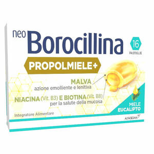 Neoborocillina - Neoborocillina propolmiele+ miele/eucalipto 16 pastiglie
