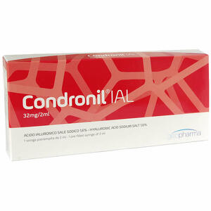 Condronil - Siringa intra-articolare condronil ial acido ialuronico 1,6% 2ml