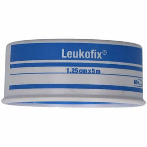 Nastro leukofix 1,25x500 cm - Cerotto chirurgico in rocchetto leukofix ipoallergenico 1,25x500 cm