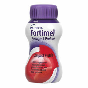 Fortimel - Nutricia fortimel compact protein gusto frutti di bosco 4 bottiglie da 125ml