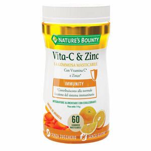 Nature' s bounty - Nature's bounty vita-c&zinc 60 gommose